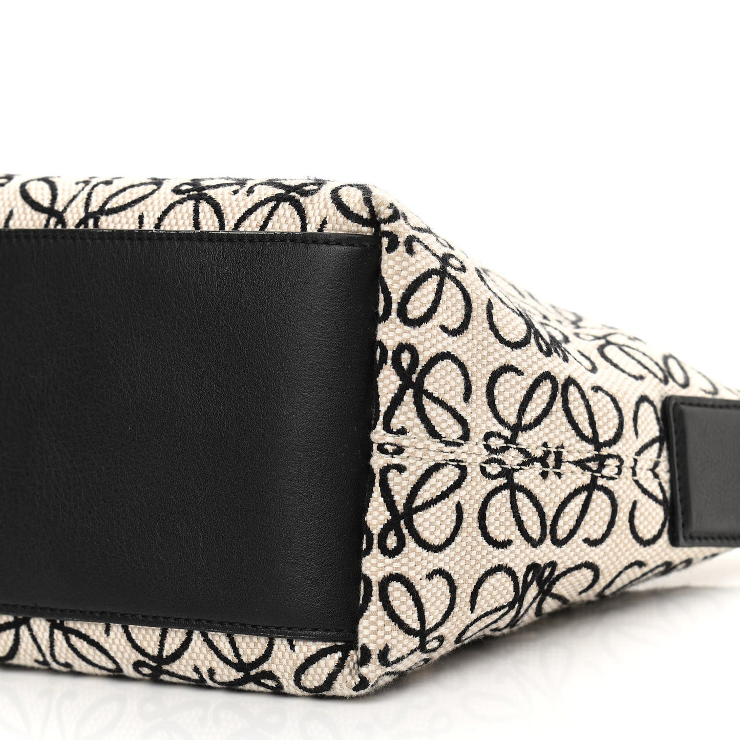 Jacquard Anagram Calfskin Small Cubi Bag Ecru Black