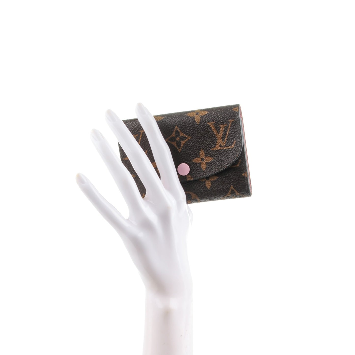 Monogram Rosalie Coin Purse Rose Ballerine