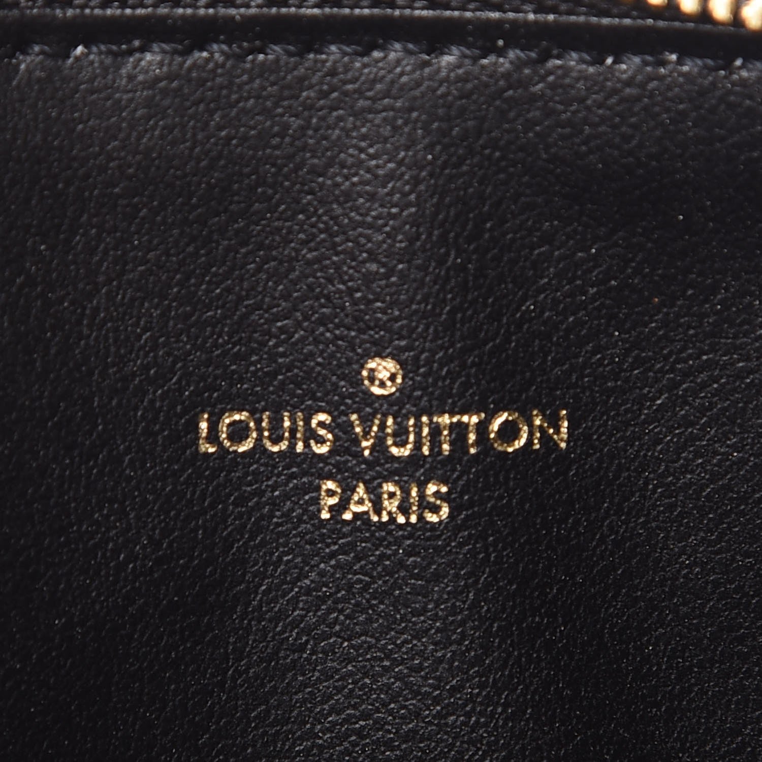 Louis Vuitton Empreinte Felicie Chain Wallet Zippered Insert Black 6 of 6