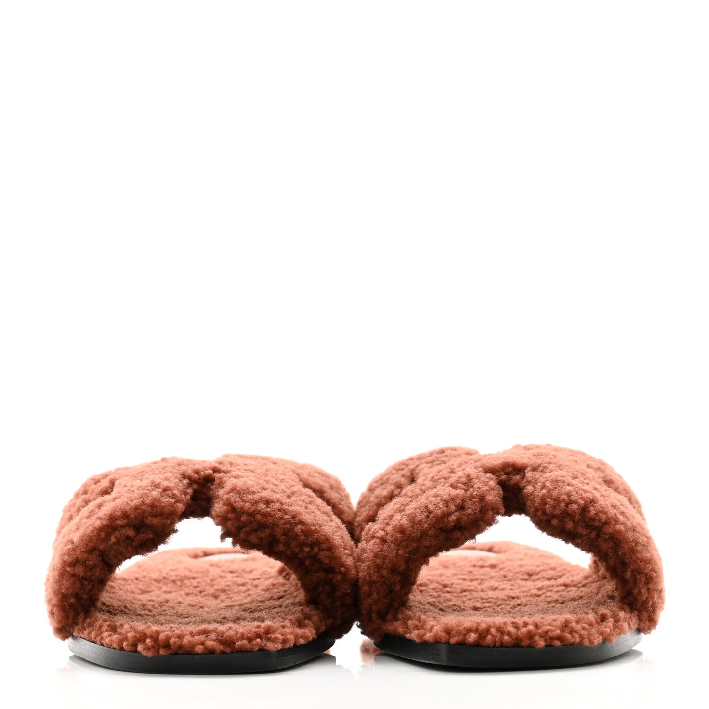 Woolskin Oran Sandals 38.5 Cognac