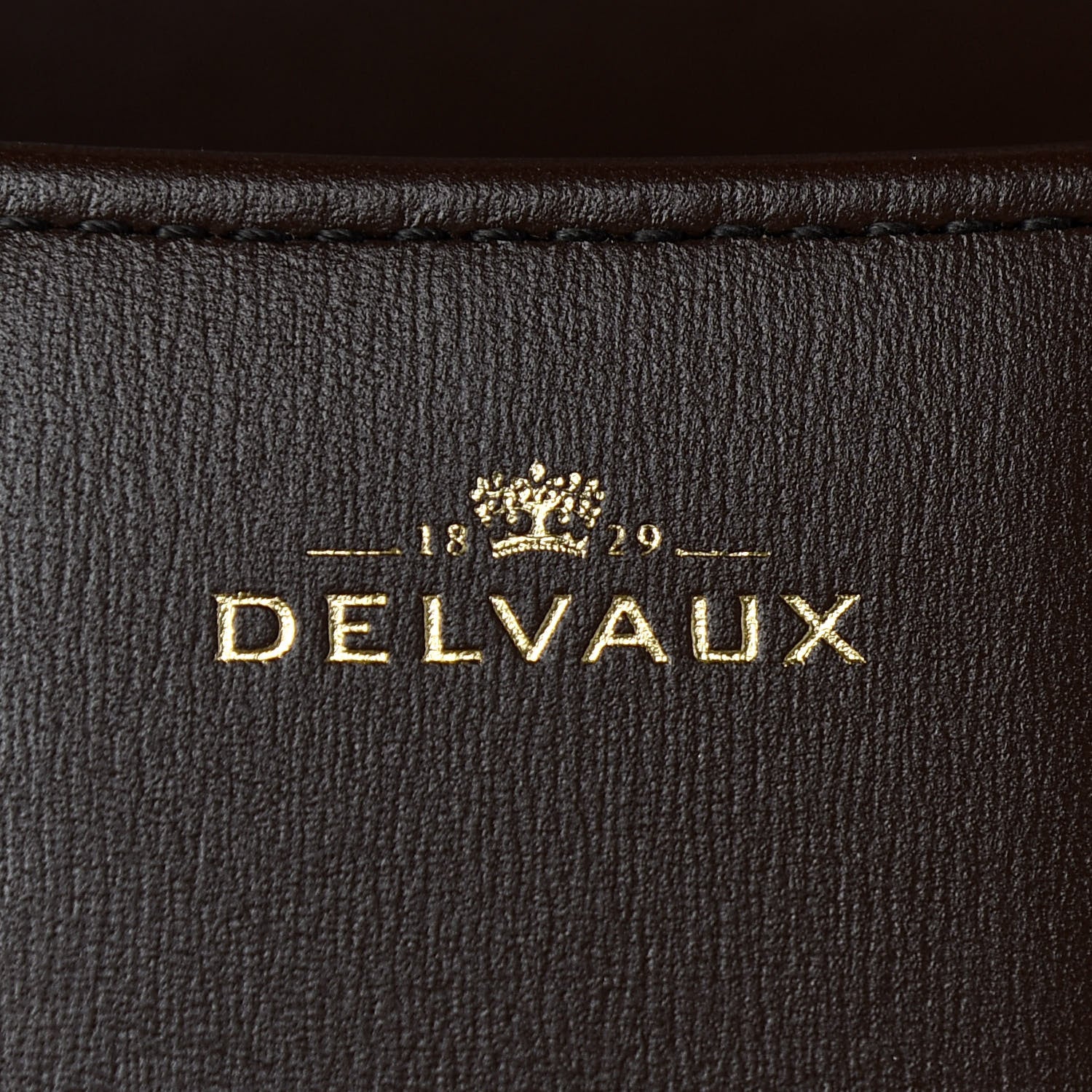 Delvaux Box Calfskin Tri-Color Brillant Mini Satchel Brown 6 of 9