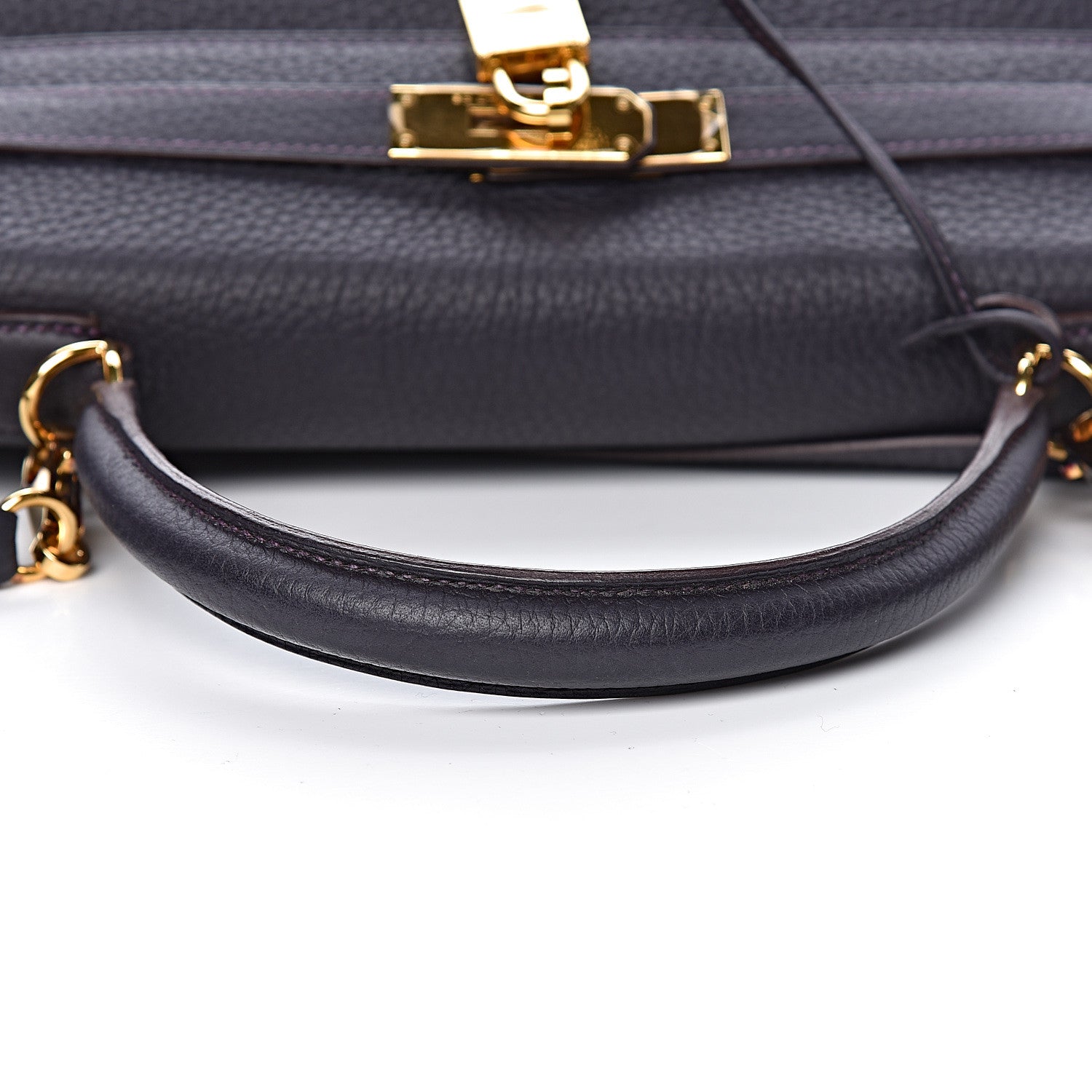 Hermes Taurillon Clemence Kelly Retourne 35 Raisin 34 of 46