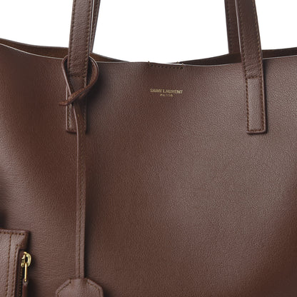 Saint Laurent Calfskin Medium Shopping Tote Old Brandy 6 of 11