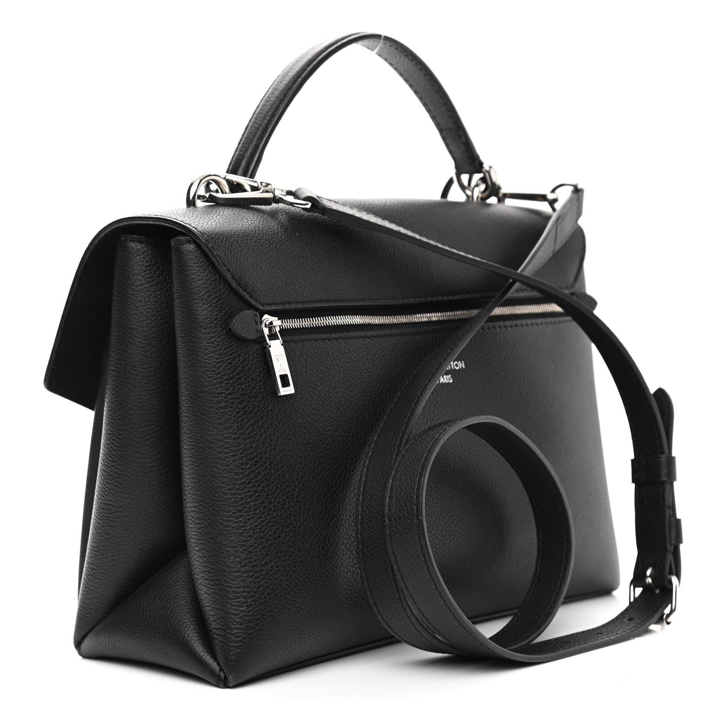 Louis Vuitton Soft Calfskin My Lockme Top Handle Black 3 of 11