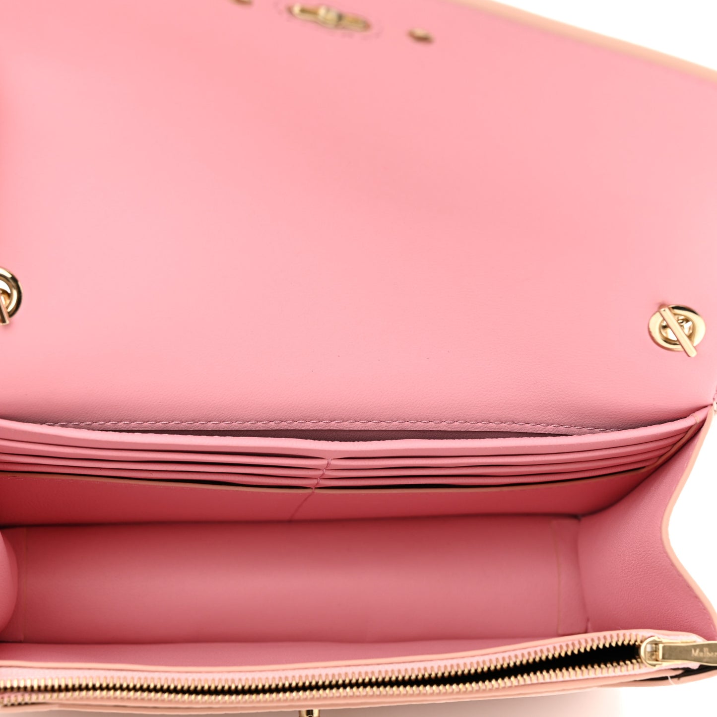 Small Classic Grain Calfskin Small Darley Powder Pink