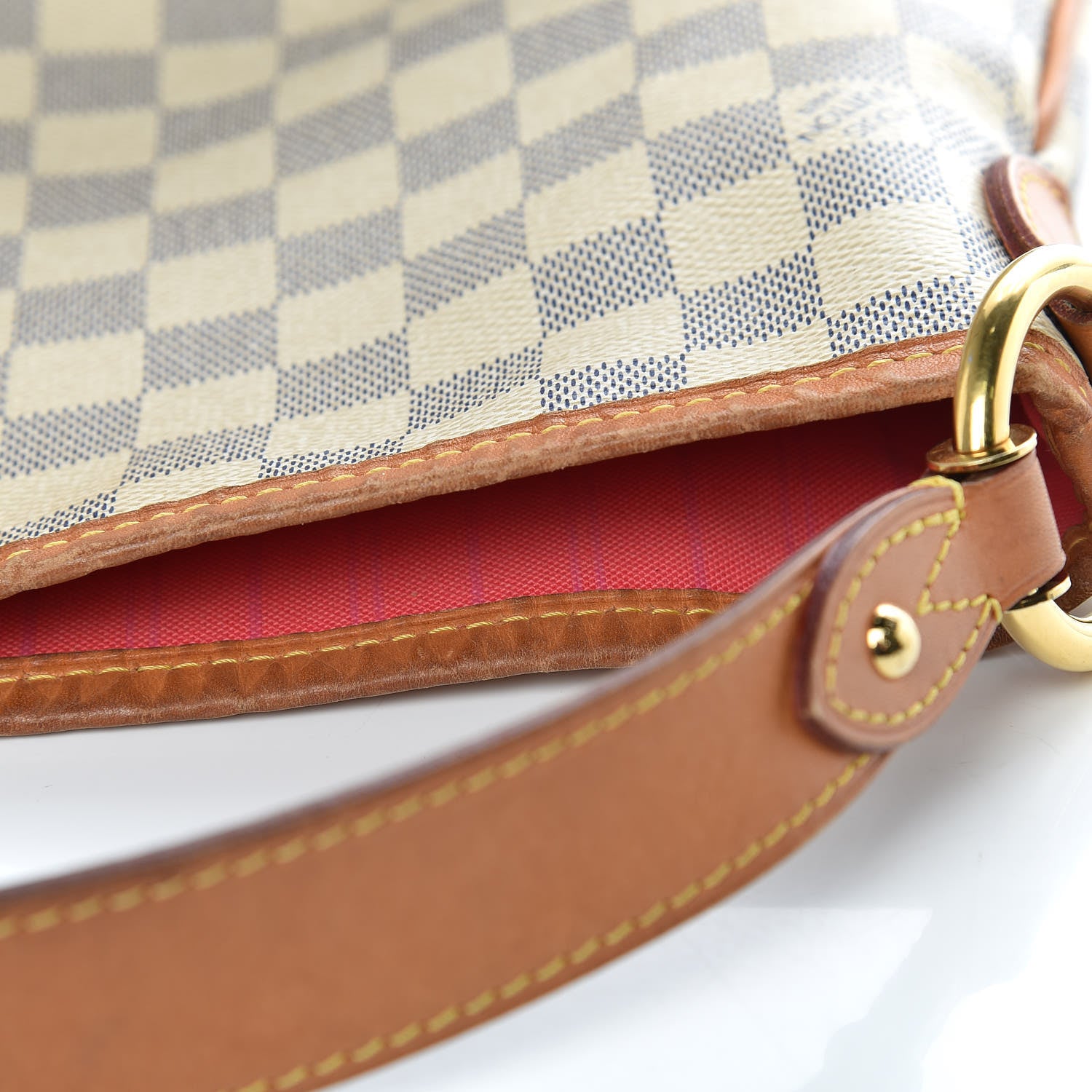 Louis Vuitton Damier Azur Delightful PM Pink 8 of 17