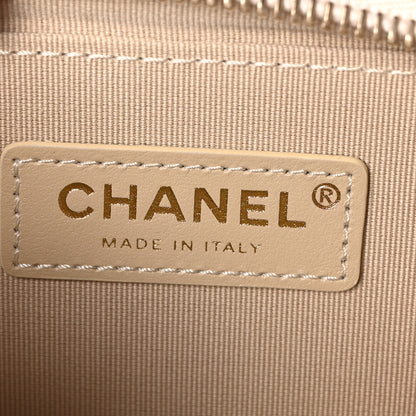 Chanel Metallic Lambskin Like A Wallet Flap Golden Pink 6 of 10