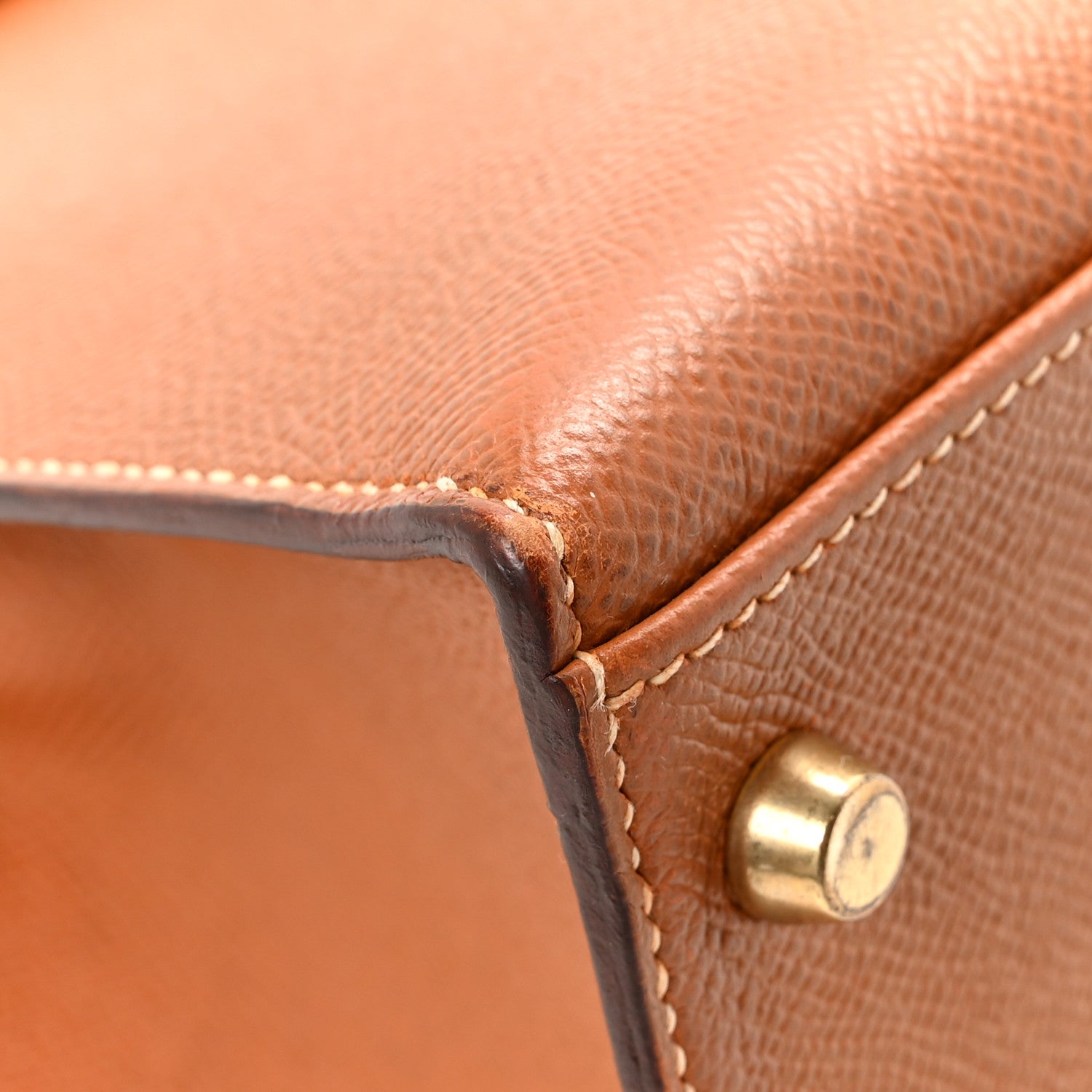 Hermes Courchevel Kelly Sellier 28 Gold 15 of 16