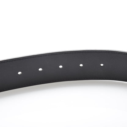 Gucci Moon Calfskin Pearl Double G 40mm Belt 80 32 Black Cream 6 of 6