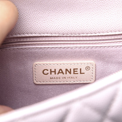 Chanel Caviar Quilted Small Coco Handle Flap Lilas Lilac 7 of 10