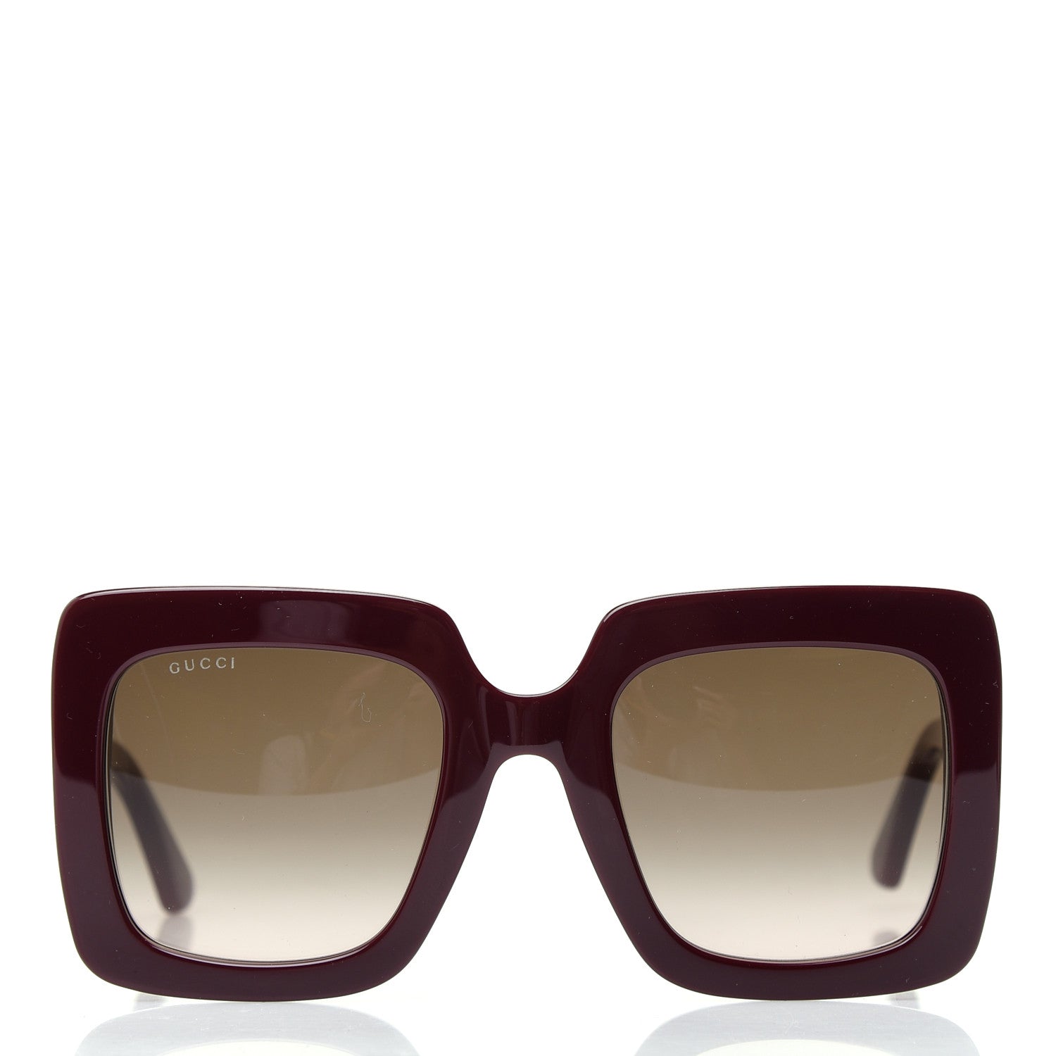 Gucci Acetate Oversize Sunglasses GG0328S Red 2 of 8