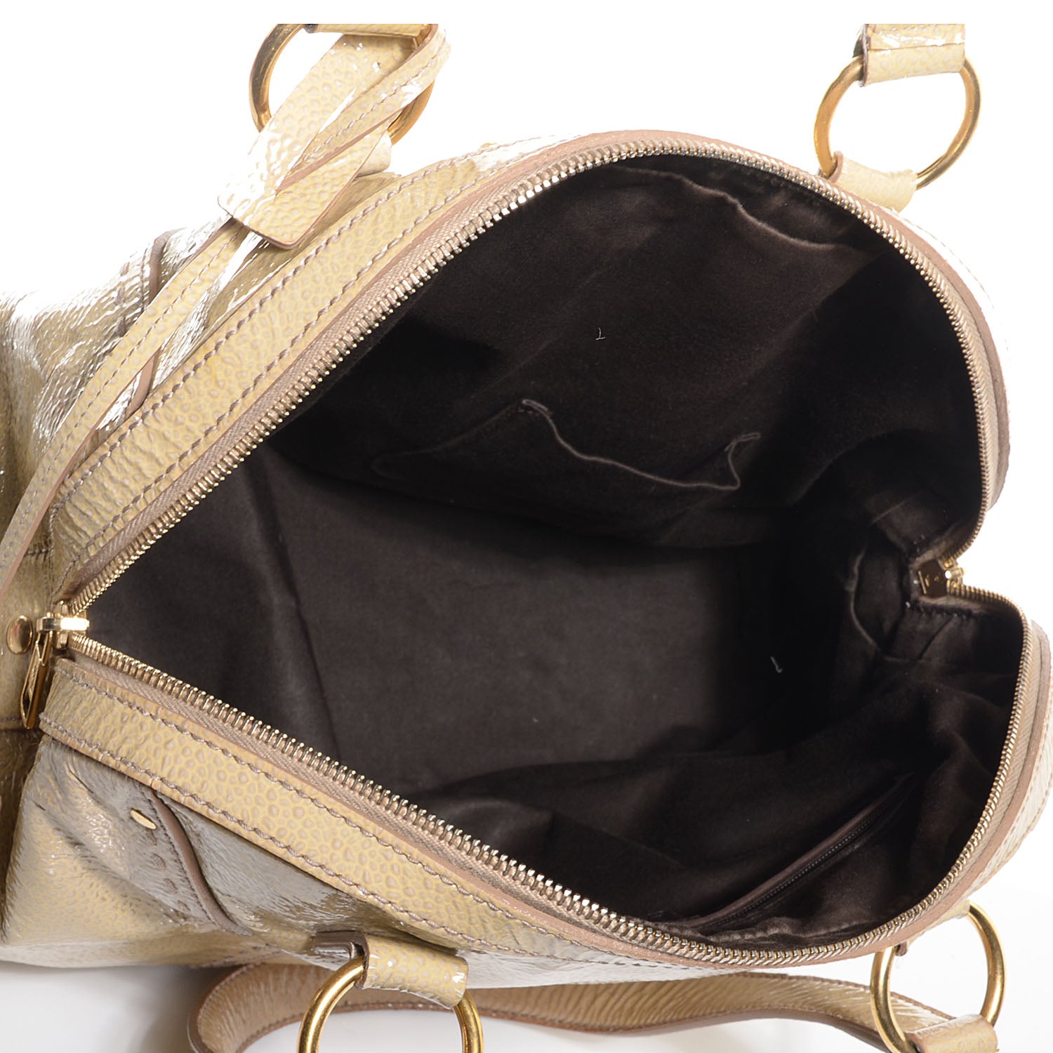 Saint Laurent Patent Large Muse Beige 5 of 8