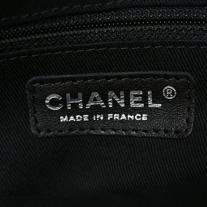 Chanel Calfskin Contrast Stitch Tote Black 6 of 10