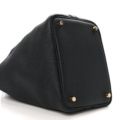 Hermes Taurillon Clemence Picotin Lock 18 PM Black 7 of 9