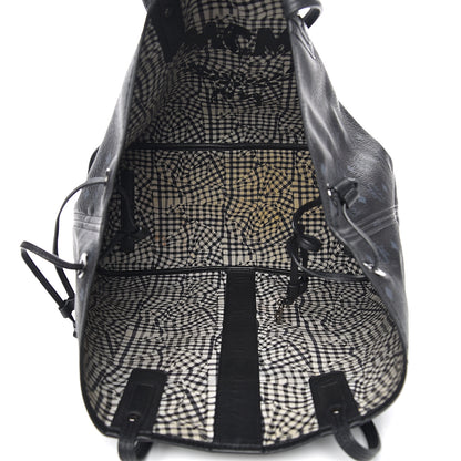 MCM Visetos Large Liz Reversible Shopper Tote Black 8 of 20
