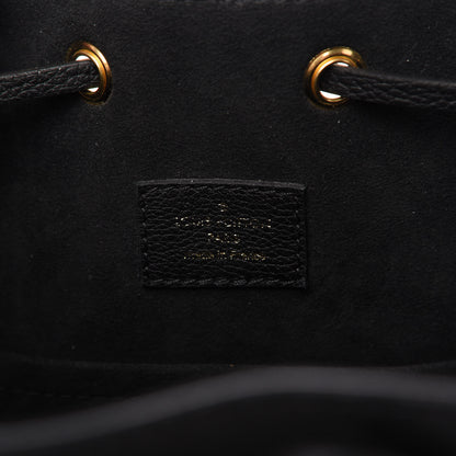 Louis Vuitton Calfskin Lockme Bucket MM Black 8 of 9