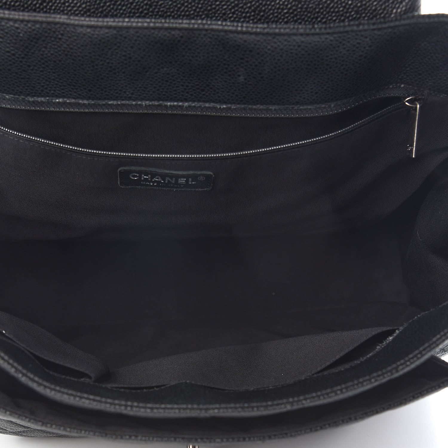 Chanel Caviar Quilted Flap Tote Black 4 of 14
