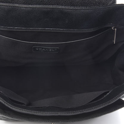 Chanel Caviar Quilted Flap Tote Black 4 of 14