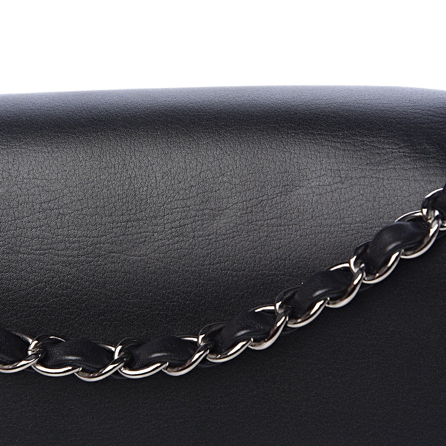 Chanel Calfskin Medium Classic Pure Double Flap Black 13 of 20