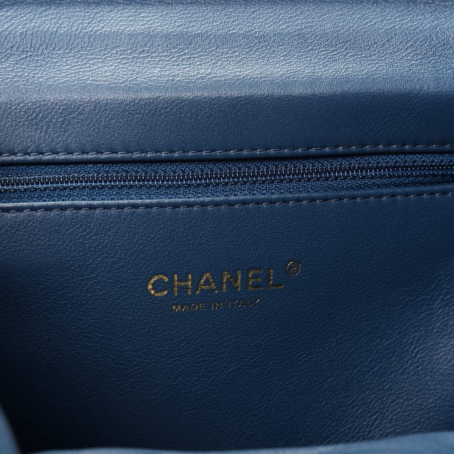 Chanel Caviar Quilted Business Affinity Backpack Blue 5 of 7