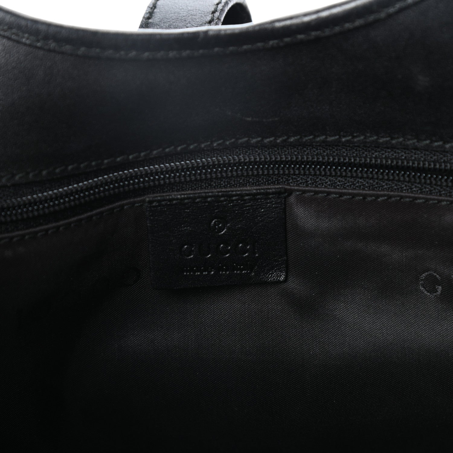 Gucci Monogram Bardot Shoulder Bag Black 6 of 9