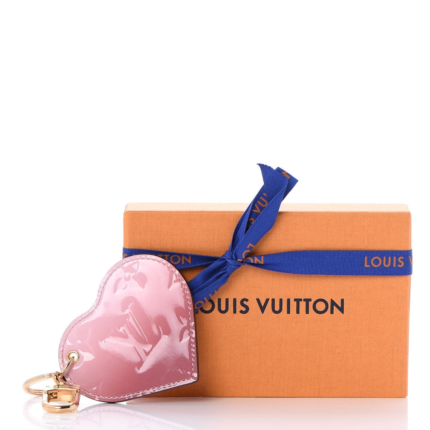 Vernis Degrade Heart Bag Charm Pink