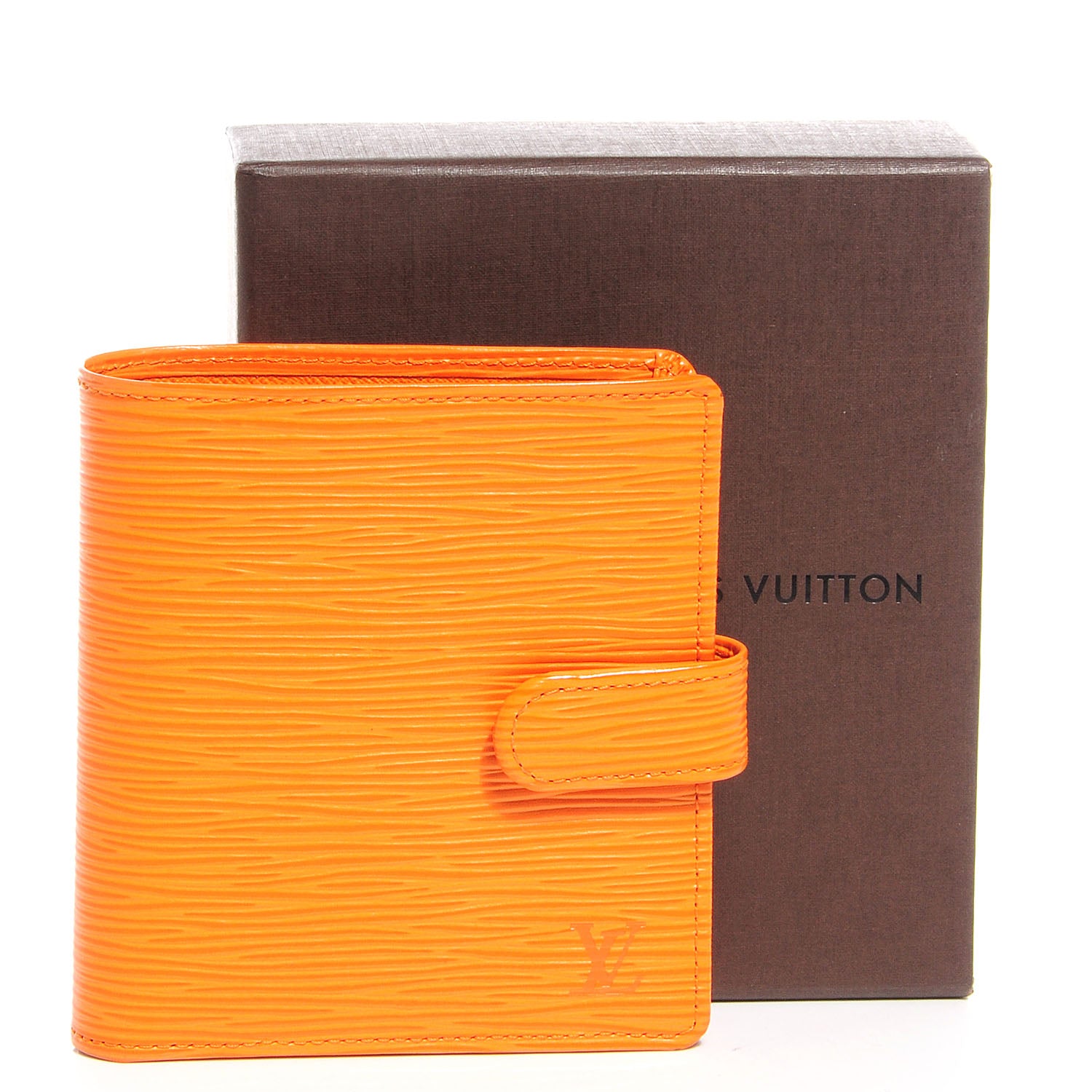 Louis Vuitton Epi Porte-Billets Compact Wallet Mandarin 5 of 8