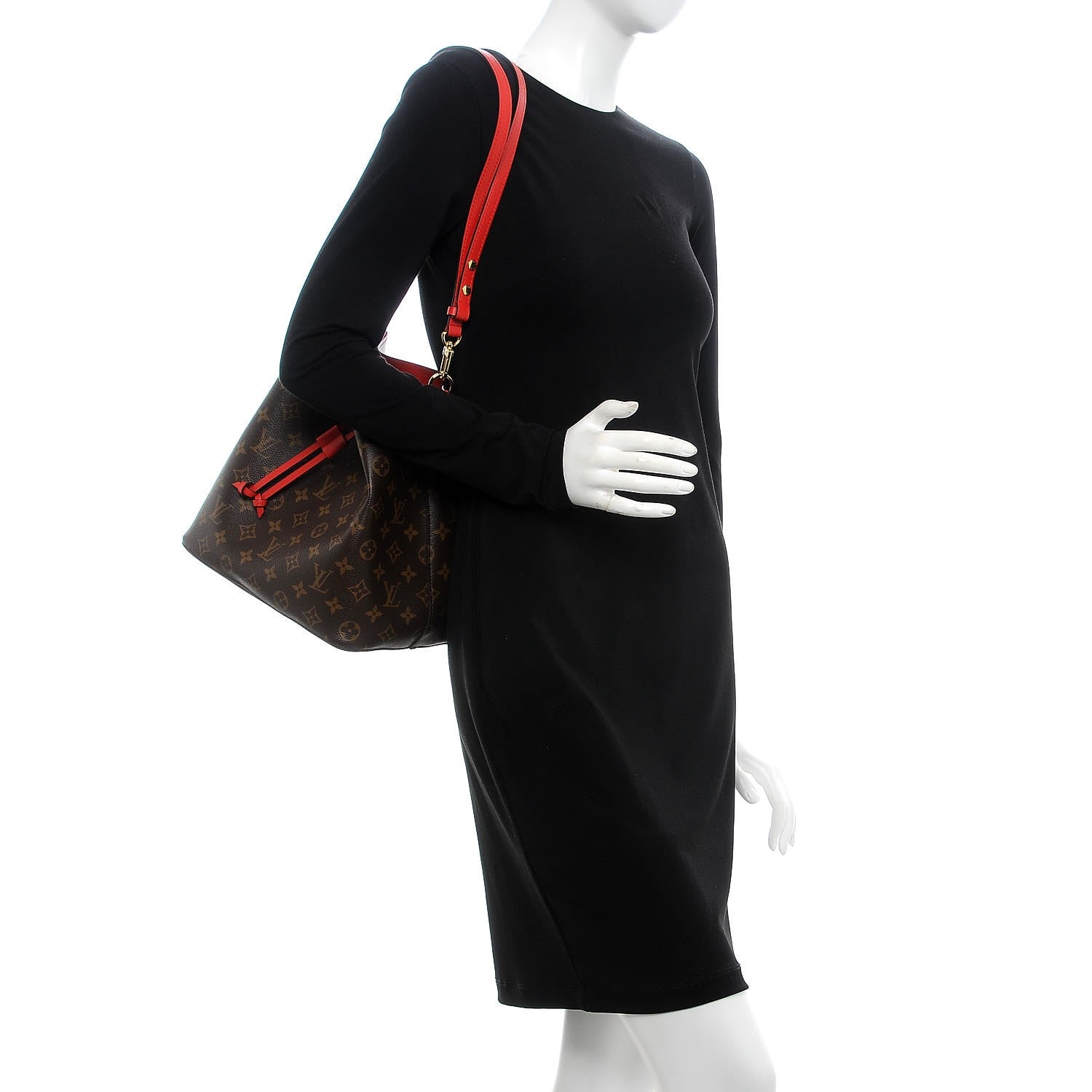 Louis Vuitton Monogram Neonoe MM Coquelicot 2 of 6