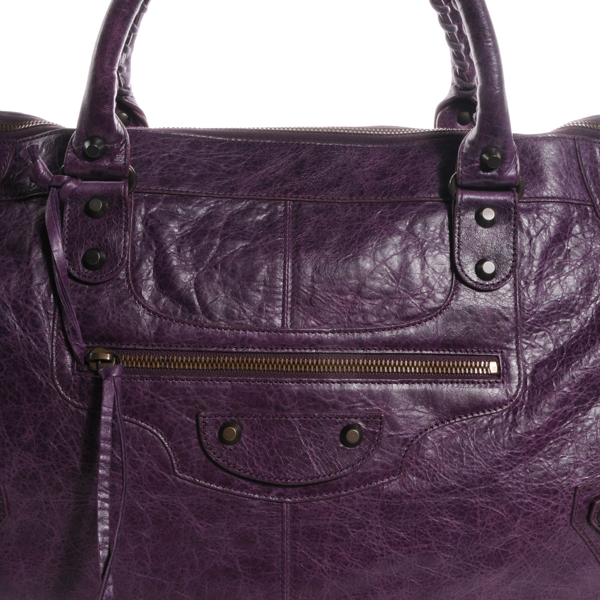 Balenciaga Agneau Work Raisin 8 of 8