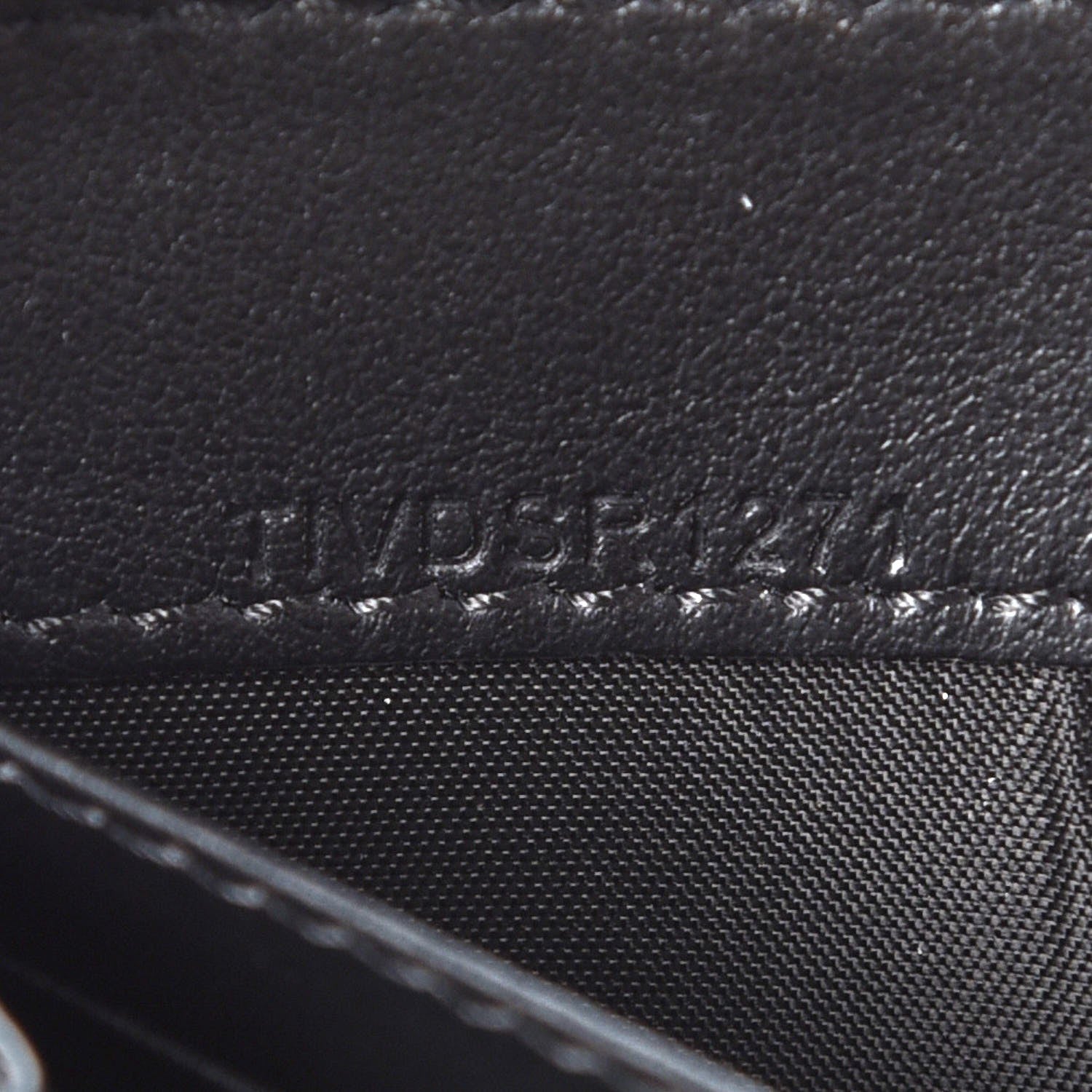 Burberry Grained Calfskin Graffiti Print Zip Around Wallet Black 8 of 8