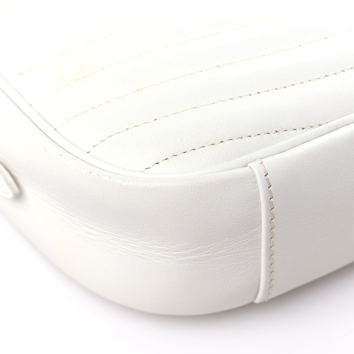 Calfskin New Wave Camera Bag White