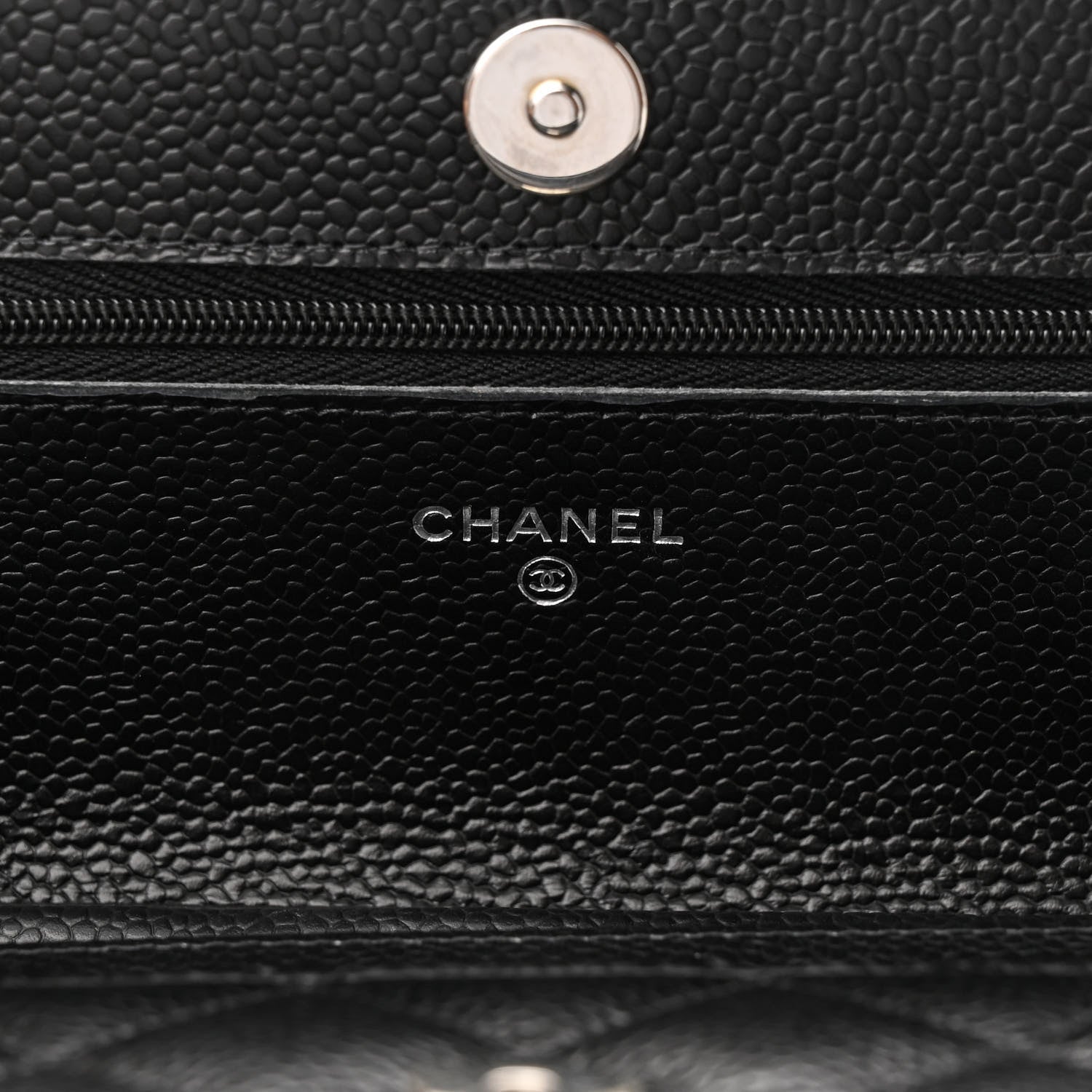 Chanel Caviar Quilted Wallet on Chain WOC Black 6 of 12