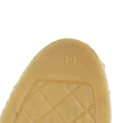 Chanel Lambskin CC Espadrilles 39 Black 6 of 7