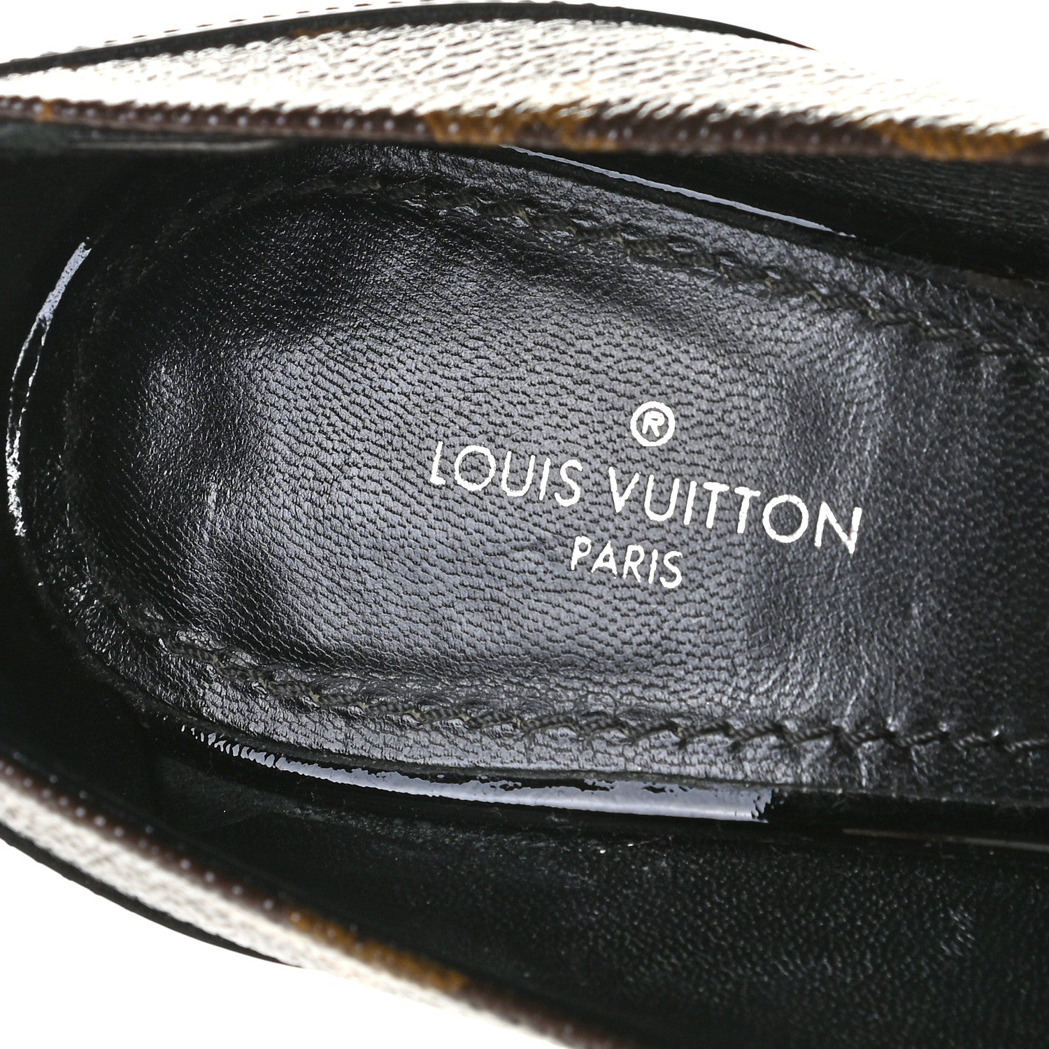 Louis Vuitton Monogram Cherie Pumps 37.5 Black 7 of 13