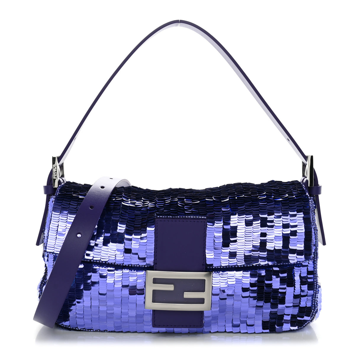 Silk Sequin Baguette 26424 Purple