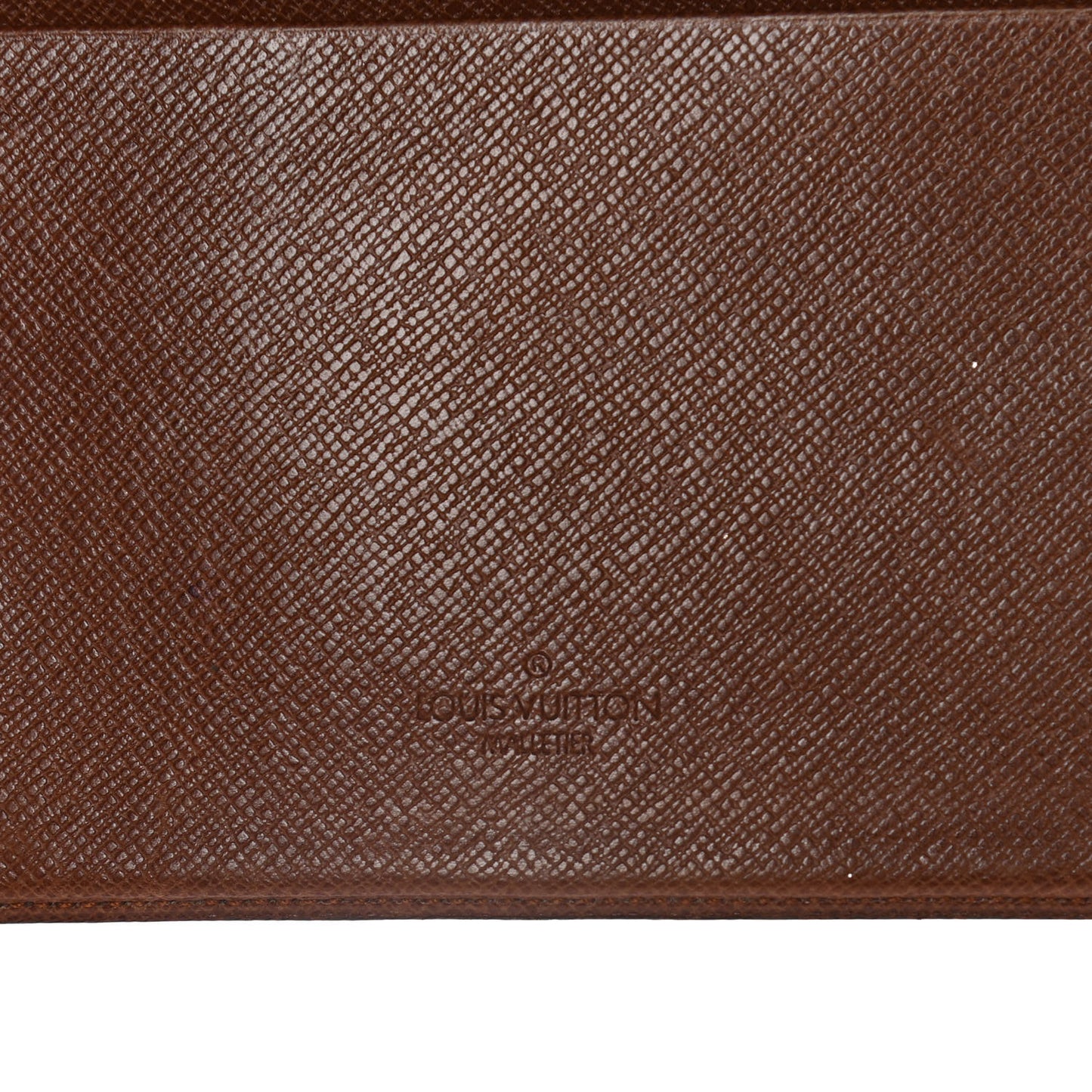 Monogram Simple Checkbook Holder Wallet Cover