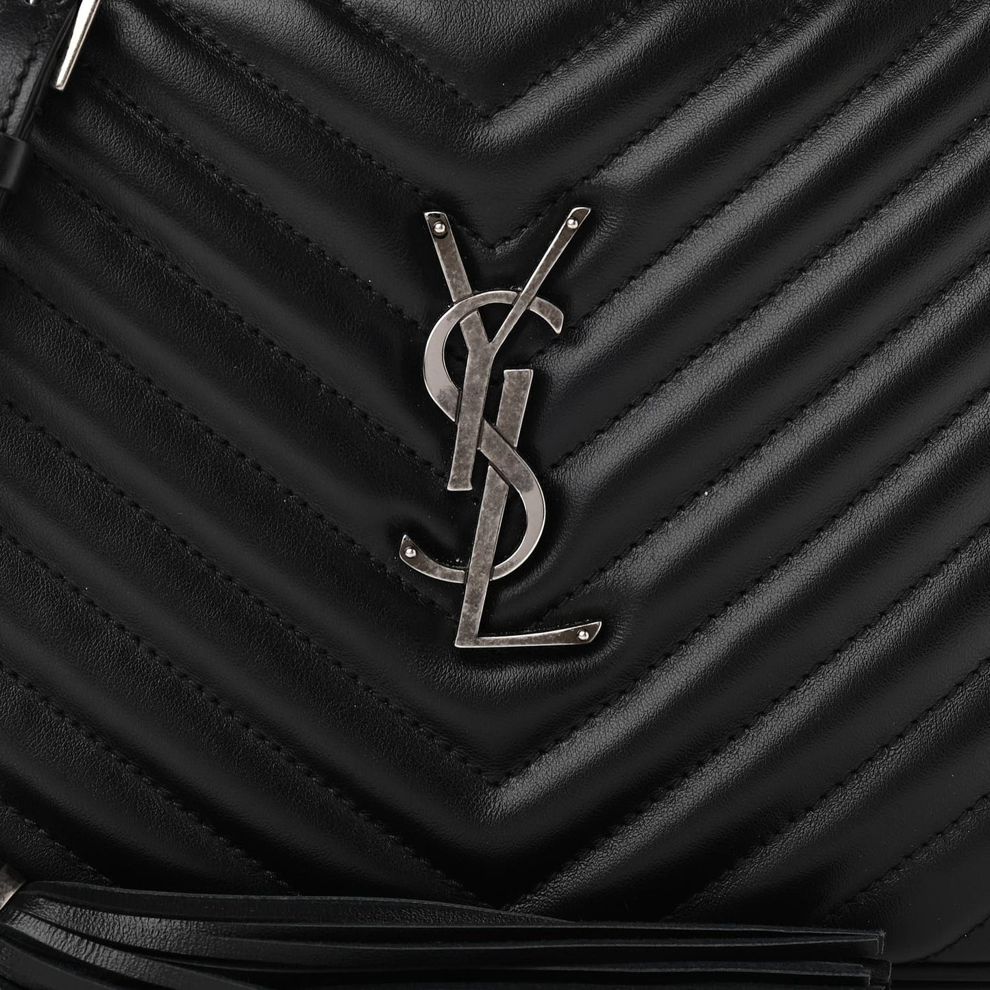 Calfskin Matelasse Monogram Lou Camera Bag Black
