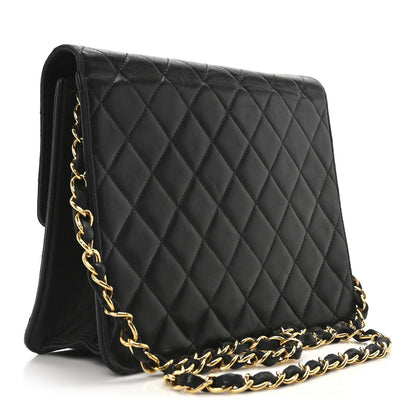 Chanel Lambskin Quilted Small Single Flap Black 3 of 11