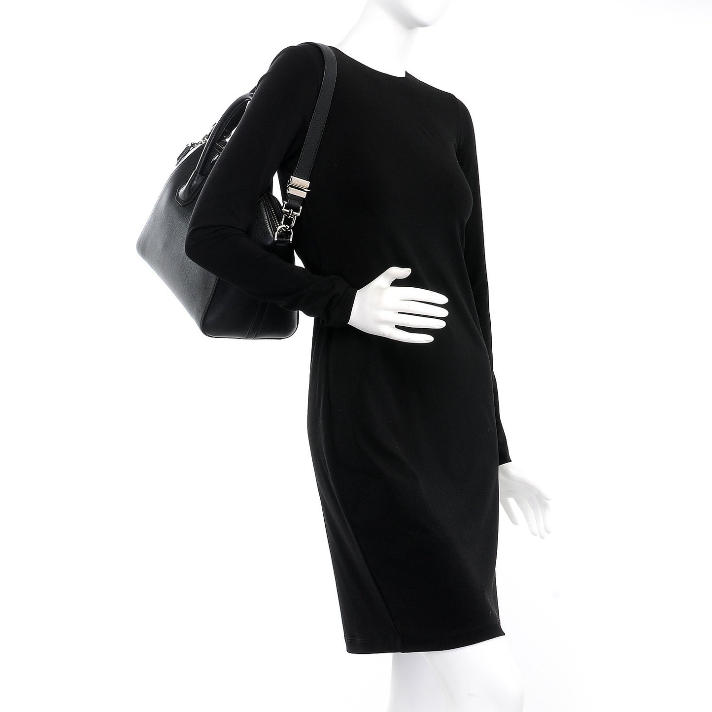 Sugar Goatskin Small Antigona Black