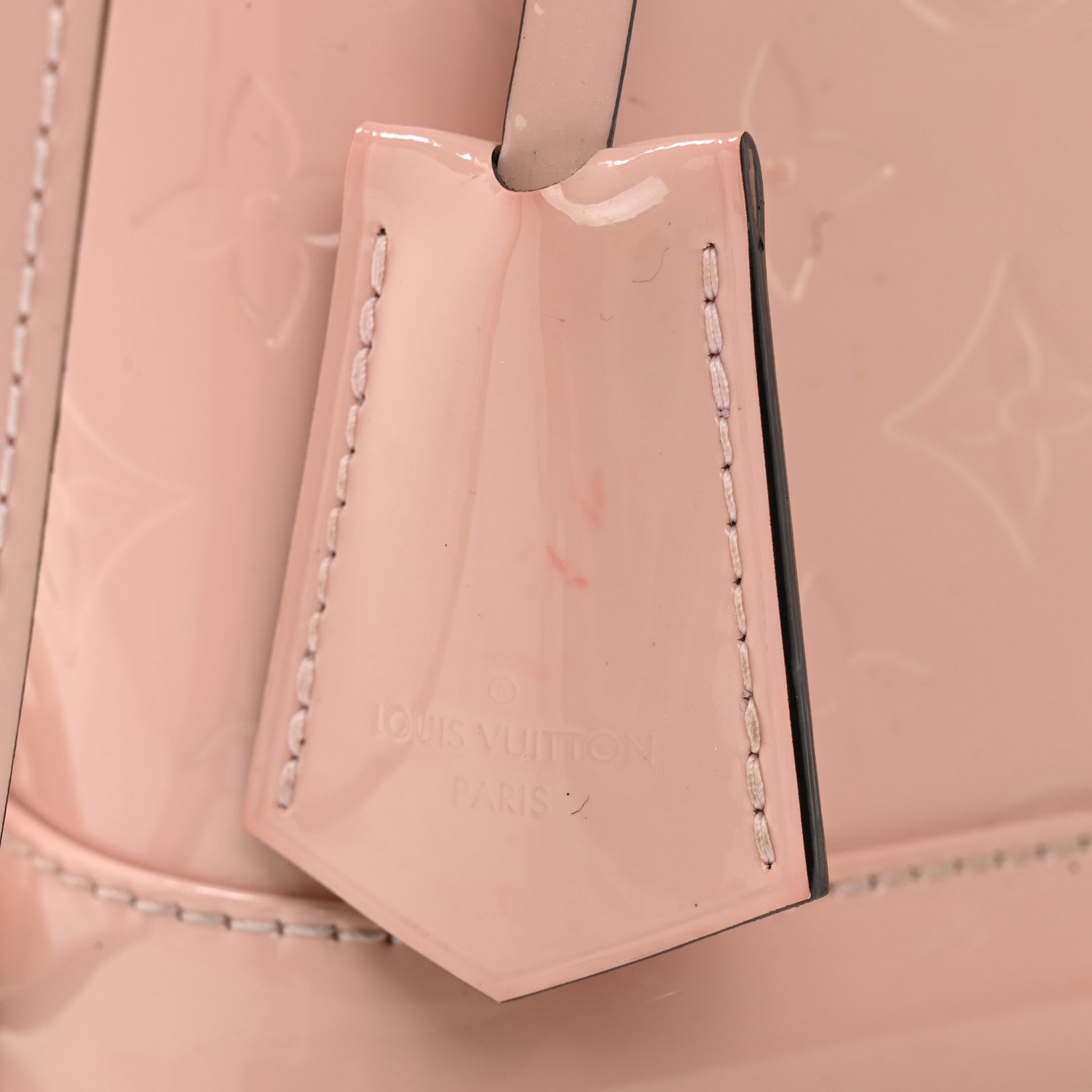 Louis Vuitton Vernis Alma BB Rose Ballerine 10 of 12