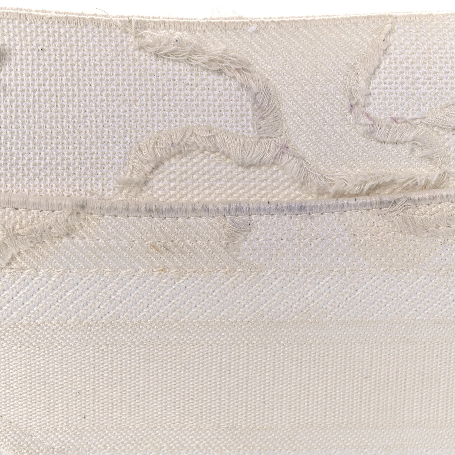 Christian Dior Canvas Embroidered Camouflage Saddle Bag White 24 of 28