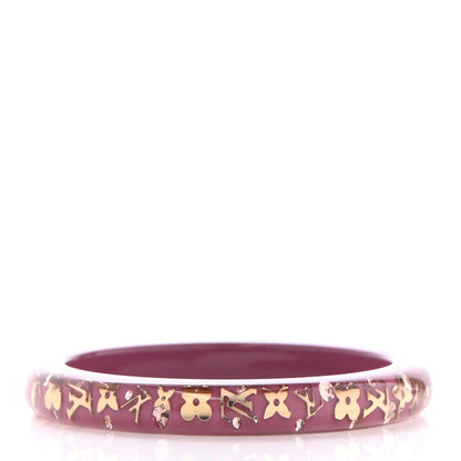 Louis Vuitton Resin Swarovski Inclusion Bracelet PM Violine 3 of 4