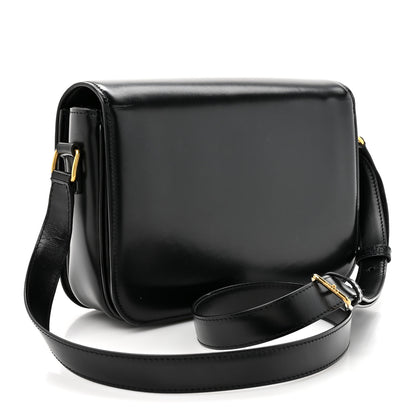 Celine Shiny Calfskin Medium Triomphe Black 3 of 11