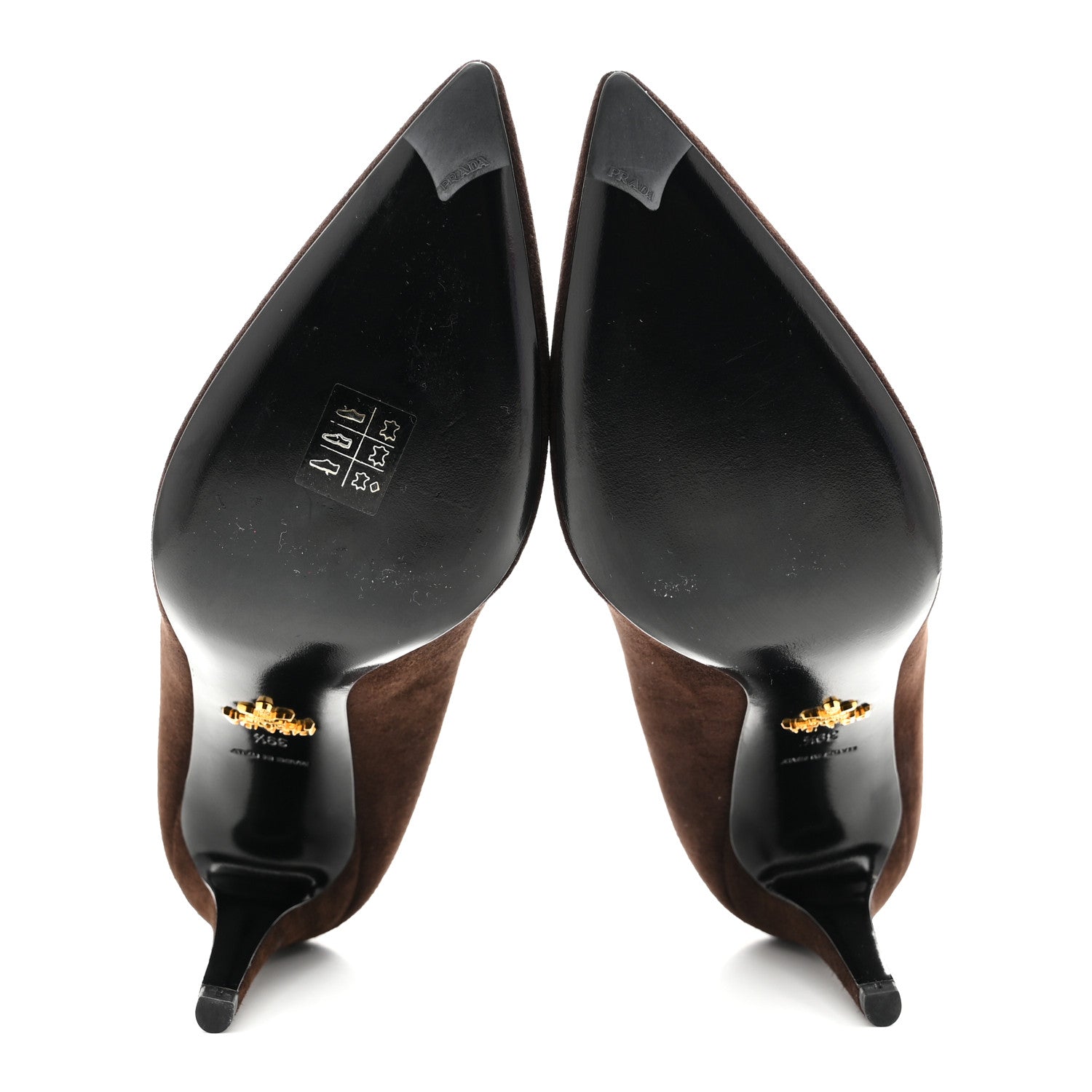 Prada Camoscio Basic 90mm Pumps 39.5 Moro 6 of 9