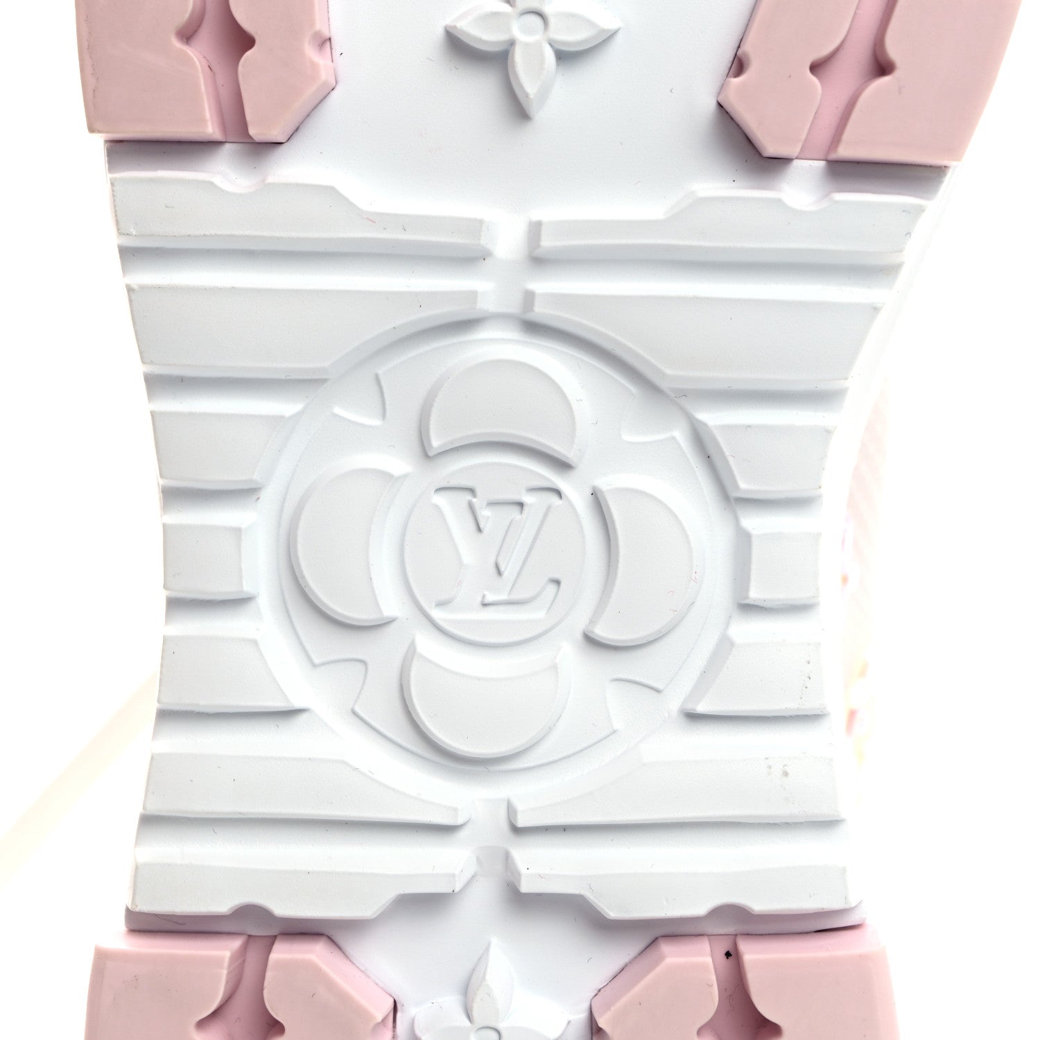 Louis Vuitton Iridescent Technical Mesh Monogram LV Squad Sneaker Boots 37 Rose Clair 8 of 9