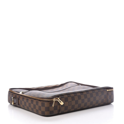Louis Vuitton Damier Ebene Porte Ordinateur Sabana NM Computer Case 4 of 16