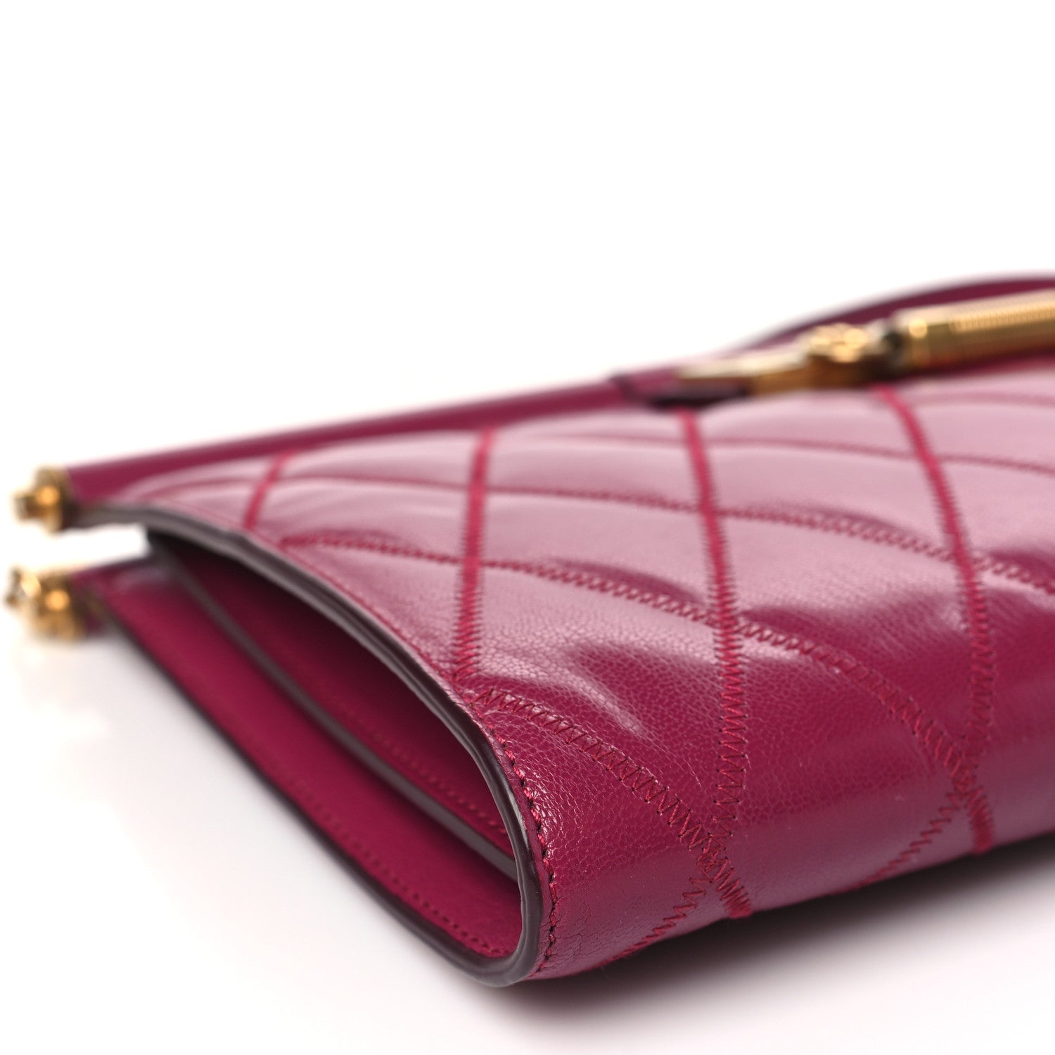 Givenchy Goatskin Quilted Medium Gem Bag Orchid Purple 8 of 9