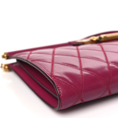 Givenchy Goatskin Quilted Medium Gem Bag Orchid Purple 8 of 9