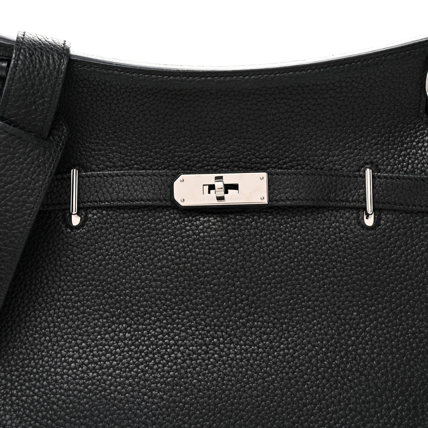 Hermes Taurillon Clemence Jypsiere 28 Black 7 of 9