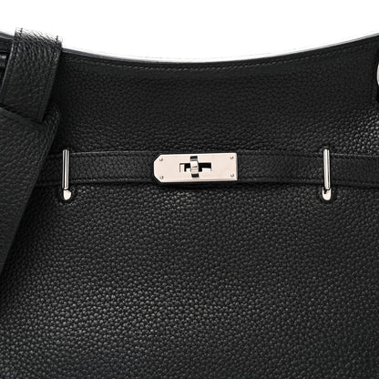 Hermes Taurillon Clemence Jypsiere 28 Black 7 of 9